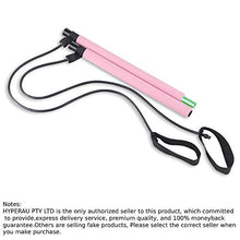 Load image into Gallery viewer, Artoflifer Exercise Resistance Band Yoga Pilates Bar Kit Portable Pilates Stick Muscle Toning Bar Home Gym Pilates with Foot Loop for Total Body Workout (Pink)
