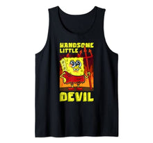 Load image into Gallery viewer, Mademark x SpongeBob SquarePants - SpongeBob Handsome Little Devil Funny Halloween Costume Kids Tank Top
