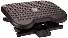 Load image into Gallery viewer, Mind Reader Comfy Rest, Ergonomic Foot, Pressure Relief for Comfort, Back, and Body, 3 Height, Black

