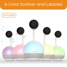 Load image into Gallery viewer, Chillax DM600 Baby Mood Lite - Smart Baby Monitor with HD Camera, Temperature Sensor - Sleep Monitor with Night Light, Soothing Sounds &amp; Lullaby - Wi-Fi Remote Access, App-Compatible Device…
