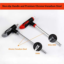 Load image into Gallery viewer, B Bochamtec 16 PCS Hey Key Set and Allen Wrench Set T Handle Allen Wrench Set Hex Ball End with Case
