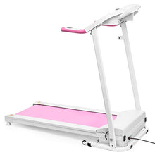 Load image into Gallery viewer, Best Choice Products 800W Portable Folding Electric Motorized Treadmill Machine w/Rolling Wheels, Pink
