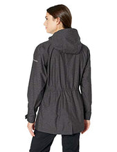 Load image into Gallery viewer, Columbia Women's Norwalk Mountain Jacket, Waterproof &amp; Breathable, Black Heather, X-Large
