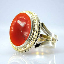 Load image into Gallery viewer, Natural Red Onyx Womans Ring Solid 92.5 Sterling Silver Women’s Ring Designer Handmade Jewelry Statement Ring Oval Shape Gemstone Jewelry Womens Red Onyx Ring, Onyx Women's Ring, Gift Ring
