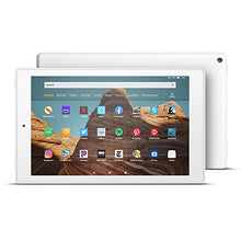 Load image into Gallery viewer, Fire HD 10 Tablet (32 GB, White, With Special Offers) + Amazon Standing Case (Sandstone White) + 15W USB-C Charger
