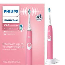 Load image into Gallery viewer, Philips Sonicare ProtectiveClean 4100 Rechargeable Electric Power Toothbrush, Pink, HX6815/01
