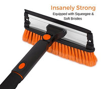 Load image into Gallery viewer, Snow MOOver 39" Extendable Snow Brush with Squeegee and Ice Scraper - Foam Grip - Auto Windshield Snowbrush - no Scratch Removal Tool - Car Truck SUV Winter Remover
