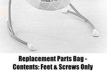 Load image into Gallery viewer, Fisher-Price Cradle 'n Swing Product Series Moonlight Meadow Cradle 'n Swing | CHM78 ~ Replacement Parts Bag ~ Contents: Feet &amp; Screws
