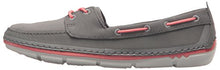 Load image into Gallery viewer, Clarks Women's Step Maro Sand Boat Shoe, Dark Grey Textile, 8.5 Medium US
