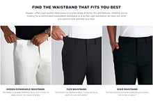 Load image into Gallery viewer, Haggar Men's Iron Free Premium Khaki Classic Fit Pleat Front Expandable Waist Casual Pant, Dark Navy, 38 x 29

