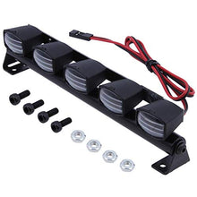 Load image into Gallery viewer, Hobbypark RC Car Light Bar Kit 5 LEDs Body Shell Roof Lights for 1/10 RC Crawler Car Truck Accessories
