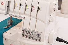 Load image into Gallery viewer, SINGER | Professional 14T968DC Serger Overlock with 2-3-4-5 Stitch Capability, 1300 Stitches per minute, &amp; Self Adjusting - Sewing Made Easy,White
