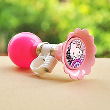 Load image into Gallery viewer, Kids Bike Horn Bell,Bicycle Metal Squeeze Horn Bike Accessories Handlebar Ring Horn for Girls or Boys (hello kitty)
