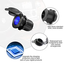 Load image into Gallery viewer, Cigarette Lighter Socket, Waterproof Dustproof 12V Power Outlet Socket Receptacle for Car Marine Motorcycle ATV RV, Car Interior Accessories
