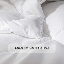 Load image into Gallery viewer, Bedsure Down Alternative Duvet Insert Full/Queen Size - Ergonomic 300 GSM Microfiber Hypoallergenic Comforter with Corner Tabs - Quilted Lightweight All Season White
