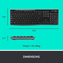 Load image into Gallery viewer, Logitech MK270 Wireless Keyboard and Mouse Combo - Keyboard and Mouse Included, 2.4GHz Dropout-Free Connection, Long Battery Life (Frustration-Free Packaging)
