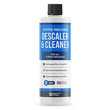Load image into Gallery viewer, Keurig Compatible Descaling Solution &amp; Keurig Cleaner (2 Uses) Works w/ Keurig Filter, Nespresso Descaling Kit, Breville, Coffee Pot Cleaner &amp; Espresso Machines, Keurig Descaler / Keurig Accessories
