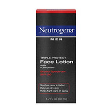 Load image into Gallery viewer, Neutrogena Triple Protect Face Lotion for Men, SPF 20, 1.7 Ounce
