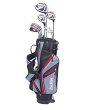 Load image into Gallery viewer, Tour Edge HL-J Junior Complete Golf Set with Bag (Right Hand, Graphite, 1 Putter, 3 Irons, 1 Hybrid, 1 Fairway, 1 Driver 9-12) Red
