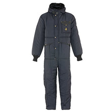 Load image into Gallery viewer, RefrigiWear Men's Iron-Tuff Insulated Coveralls with Hood -50F Extreme Cold Suit (Navy Blue, 3XL)
