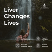 Load image into Gallery viewer, Ancestral Supplements Grass Fed Beef Liver Capsules, Supports Energy Production, Detoxification, Digestion, Immunity and Full Body Wellness, Non-GMO, Freeze Dried Liver Health Supplement, 180 Capsules

