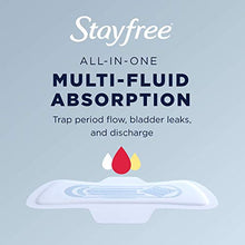 Load image into Gallery viewer, Stayfree Ultra Thin Regular Pads with Wings For Women, Reliable Protection and Absorbency of Feminine Moisture, Leaks and Periods, 36 count - Pack of 4
