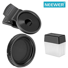 Load image into Gallery viewer, Neewer 37mm Clip-on ND 2-400 Cellphone Camera Lens Filter Kit: Adjustable Neutral Density Filter with Phone Clip for iPhone X 8 plus 7 Plus 7 6 6S Plus Samsung HTC Motorola iPad and Other Smartphones
