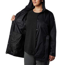 Load image into Gallery viewer, Columbia Women's Pardon My Trench Rain Jacket,Black,Small

