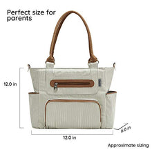 Load image into Gallery viewer, SoHo Grand Central Station Diaper Bag 7Pc, Striped
