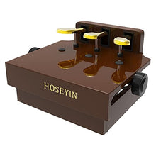Load image into Gallery viewer, HOSEYIN Wood Adjustable Lifting Piano Pedal Extender Bench for Kids, Height Adjustable Piano Foot Pedal,Design with 3 Pedal（Bright Brown）
