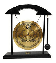 Load image into Gallery viewer, Zen Art Brass Feng Shui Desktop Gong by Asian Home
