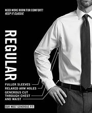 Load image into Gallery viewer, Van Heusen mens Regular Fit Poplin Solid Dress Shirt, Dark Leaf, 15.5 Neck 36 -37 Sleeve Medium US
