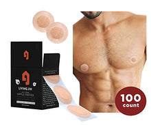 Load image into Gallery viewer, LIVING JIN Nipple Guards, Anti-Chafing Nipple Cover Sets for Runners, 50 Pairs(100pcs), Nipple Tape, Nip Protectors, Nipple Stickers, Adhesive Bandage

