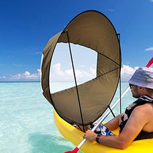 Load image into Gallery viewer, Tengan Kayak Wind Sail, 46 Inches Kayak Wind Sail Folding Kayak Paddle Board Accessories, Easy Setup and Install Quickly, Suitable for Canoes, Inflatables, Boats, Yachts Refined
