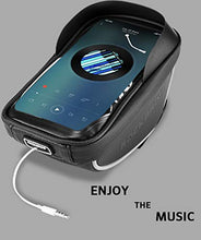 Load image into Gallery viewer, ROCKBROS Bike Phone Mount Bag Bike Front Frame Handlebar Bag Waterproof Bike Phone Holder Case Bicycle Accessories Pouch Sensitive Touch Screen Compatible with iPhone 11 XS Max XR 8 Plus Below 6.5"
