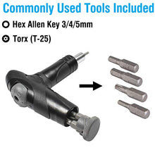 Load image into Gallery viewer, MARQUE Adjustable Torque Allen Key Wrench Tool – 4, 5, 6 Nm Portable Mini Bicycle Multitool Kit Set, includes 3, 4, 5 mm Hex, T 25 Tool Bits – Repair and Maintain Your Road and MTB - Cyclist Gift
