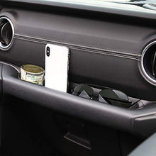 Load image into Gallery viewer, Savadicar JL GrabTray Passenger Storage Tray Organizer Grab Handle Accessory Box for 2018-2022 Jeep Wrangler JL JLU &amp; Jeep Gladiator JT, Interior Accessories, Black

