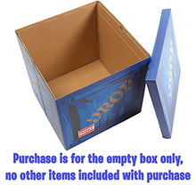 Load image into Gallery viewer, Large Loot Drop Box Accessory (14” x 14” x 14”) - Goes with Merch Like Pickaxes, Guns, Costumes - Perfect Decoration Gift for Gamers, Boys, Parties
