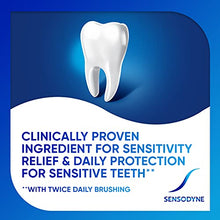 Load image into Gallery viewer, Sensodyne Repair &amp; Protect Teeth Whitening Sensitive Toothpaste, Cavity Prevention and Treatment, 3.4 Oz, Pack of 2
