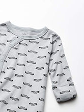 Load image into Gallery viewer, Touched by Nature Baby Organic Cotton Kimono Gowns, Mr. Moon, Preemie
