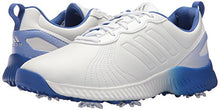 Load image into Gallery viewer, adidas Women's W Response Bounce Golf Shoe, FTWR White/FTWR White/hi-res Blue, 7 Medium US
