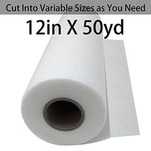 Load image into Gallery viewer, Water Soluble Stabilizer for Embroidery Backing &amp; Topping (12 in x 50 yd Roll), Seneme 1.5oz Embroidery Stabilizers - Wash Away Embroidery Stabilizer for Machine Embroidery Stabilizer and Hand Sewing
