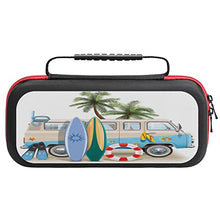 Load image into Gallery viewer, MUTAY Carrying Case for Nintendo Switch Surfboard Portable Protective Case for Switch Lite Switch Accessories Bundle Portable Travel Bag with 20 Game Storage Compatible
