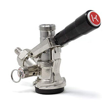 Load image into Gallery viewer, Kegco KC KT85D-L Keg Coupler D System, 1, Black
