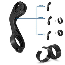 Load image into Gallery viewer, Thinvik Bike Computer Mount for Garmin Edge 1040 1030 830 530 130 Mount Compatible with 25.4 31.8 35mm Handlebars Comes with Quick Release Gopro Mount Adapter and Light Holder
