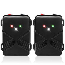 Load image into Gallery viewer, Loraffe Battery Operated LED Rat Strobe Light Electronic Ultrasound Device Keep Mice Away from Your Car Engine Truck Garage Attic Basement Warehouse Shed Under Hood Rodent Defense Vehicle Protection
