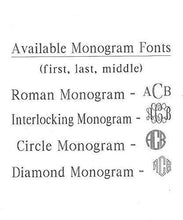 Load image into Gallery viewer, Round Monogram Sterling Silver Ring
