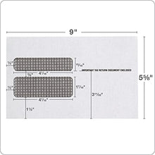 Load image into Gallery viewer, TOPS W2 Envelopes, For Standard IRS W2 Forms, Gummed Double Window Security Envelopes, 5-5/8" x 9", 50 Envelopes per Pack (TX2219LR)
