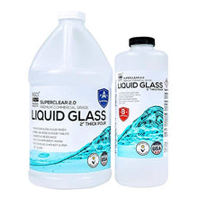 Load image into Gallery viewer, DEEP Pour Epoxy Resin Kit Crystal Clear Liquid Glass - 2 to 4 Inches Plus Clear Epoxy Resin at One Time for Live Edge, River Tables and Wood Filler- ¾ Gallon Clear Casting Pourable Epoxy Resin Kit
