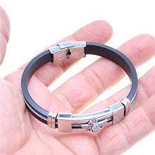 Load image into Gallery viewer, Mens Silver Farvahar Faravahar Bracelet Persian Gif Persia Art
